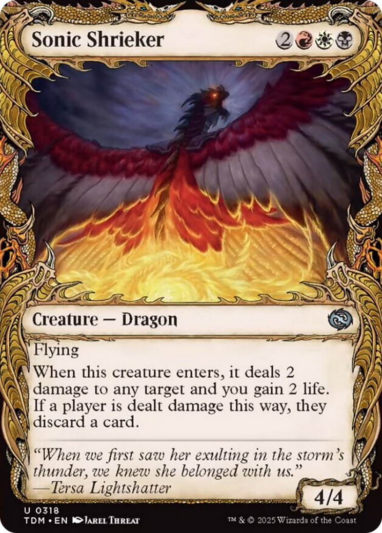 Sonic Shrieker (Showcase) [Tarkir: Dragonstorm] | L.A. Mood Comics and Games