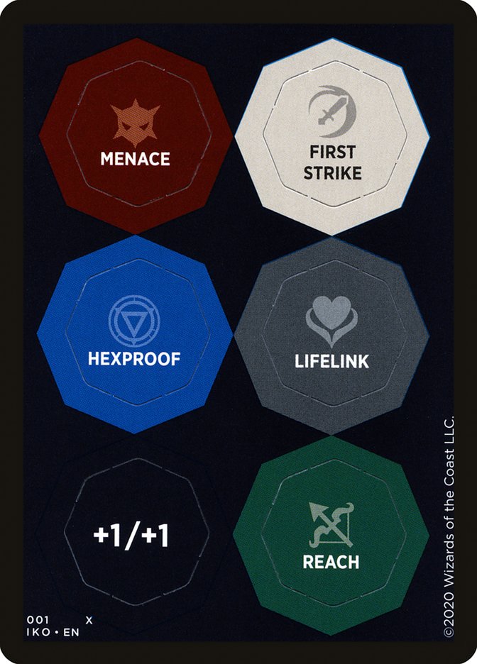 Ability Punchcard (001) [Ikoria: Lair of Behemoths Tokens] | L.A. Mood Comics and Games