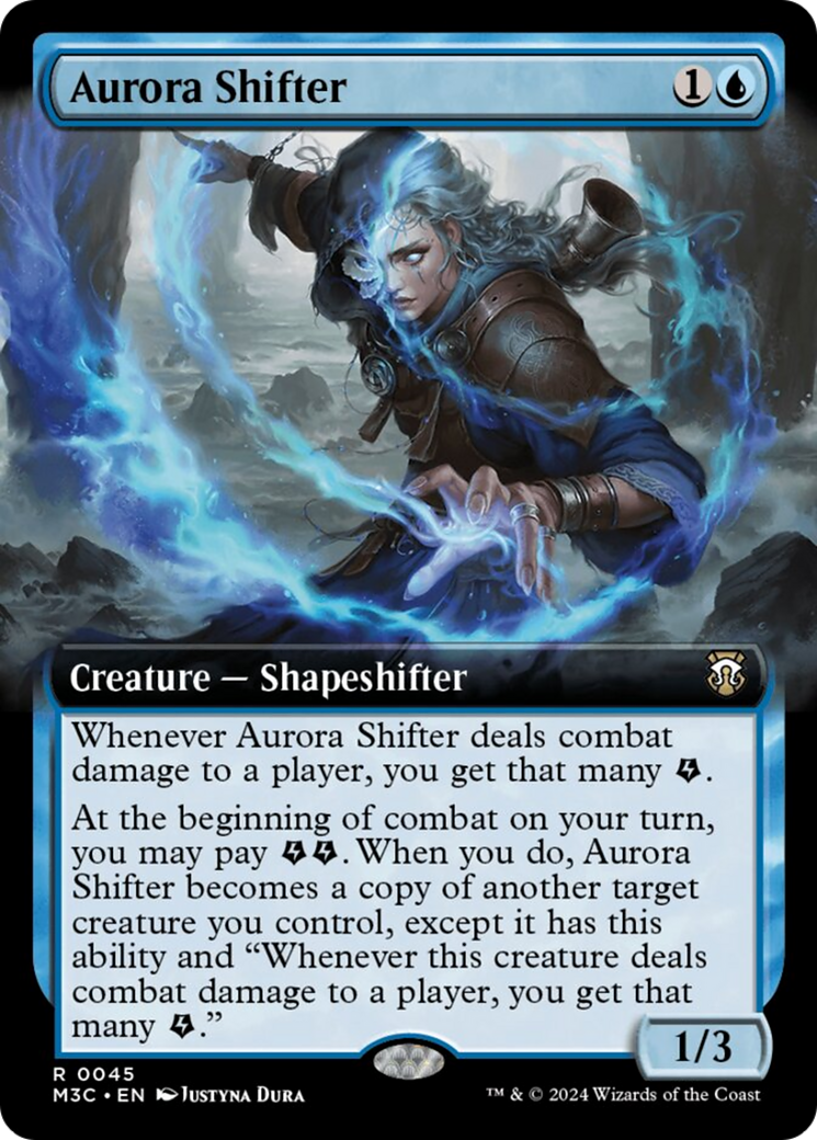 Aurora Shifter (Extended Art) (Ripple Foil) [Modern Horizons 3 Commander] | L.A. Mood Comics and Games