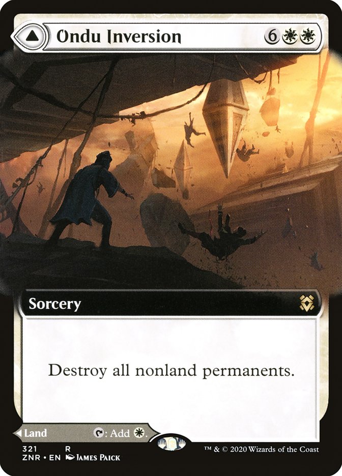 Ondu Inversion // Ondu Skyruins (Extended Art) [Zendikar Rising] | L.A. Mood Comics and Games