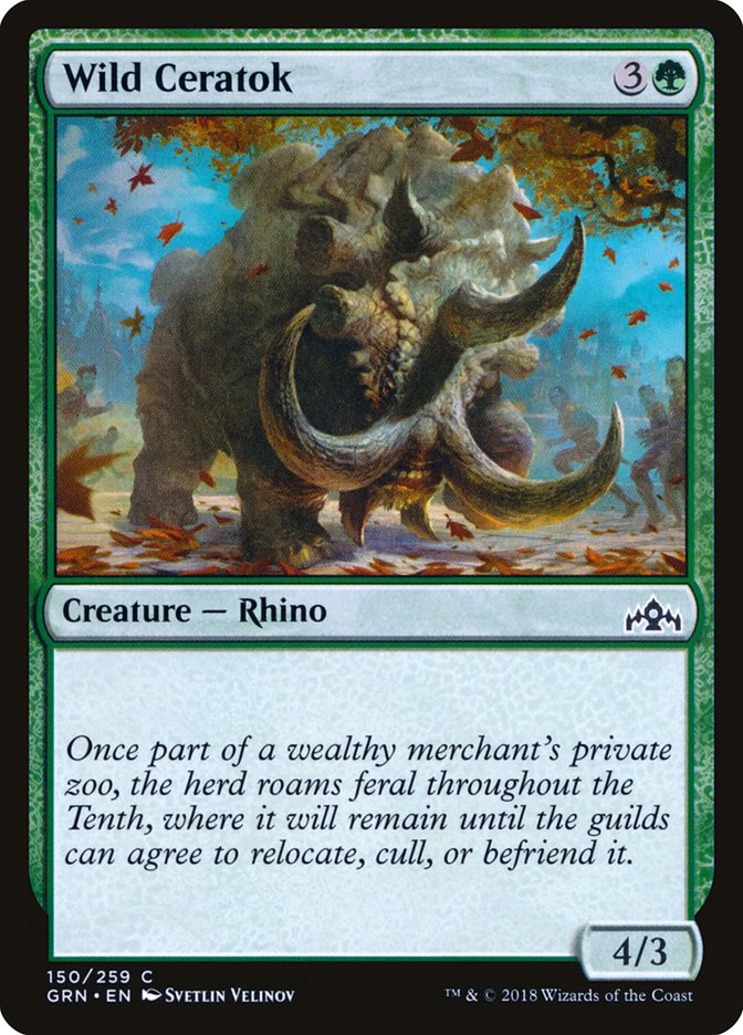 Wild Ceratok [Guilds of Ravnica] | L.A. Mood Comics and Games