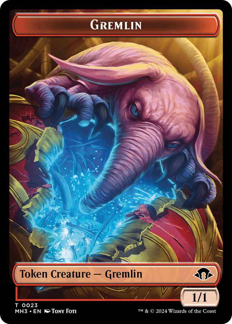 Gremlin (Ripple Foil) // Copy Double-Sided Token [Modern Horizons 3 Tokens] | L.A. Mood Comics and Games