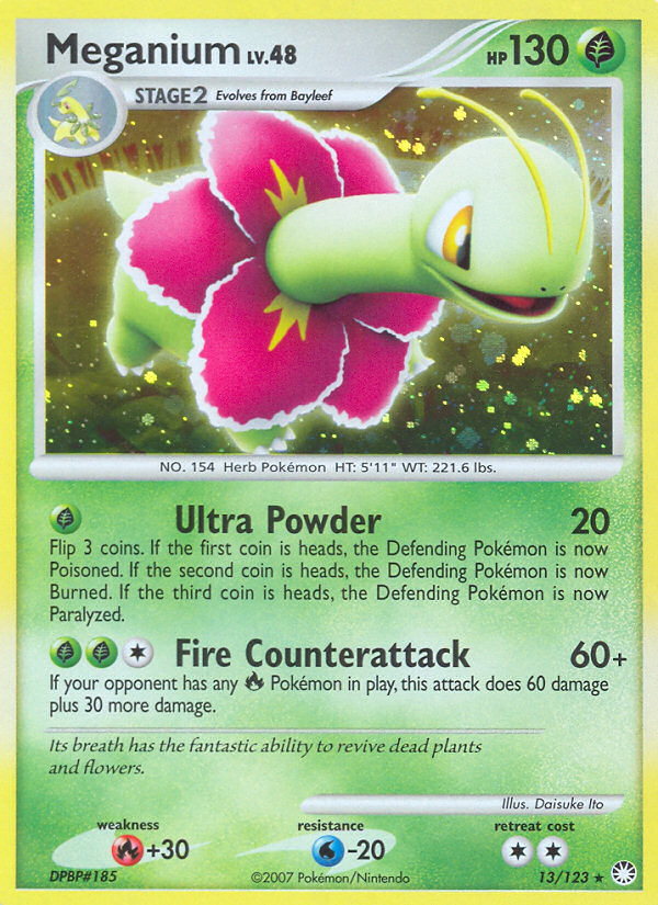 Meganium (13/123) [Diamond & Pearl: Mysterious Treasures] | L.A. Mood Comics and Games