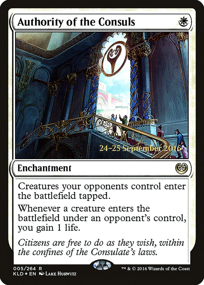 Authority of the Consuls [Kaladesh Prerelease Promos] | L.A. Mood Comics and Games