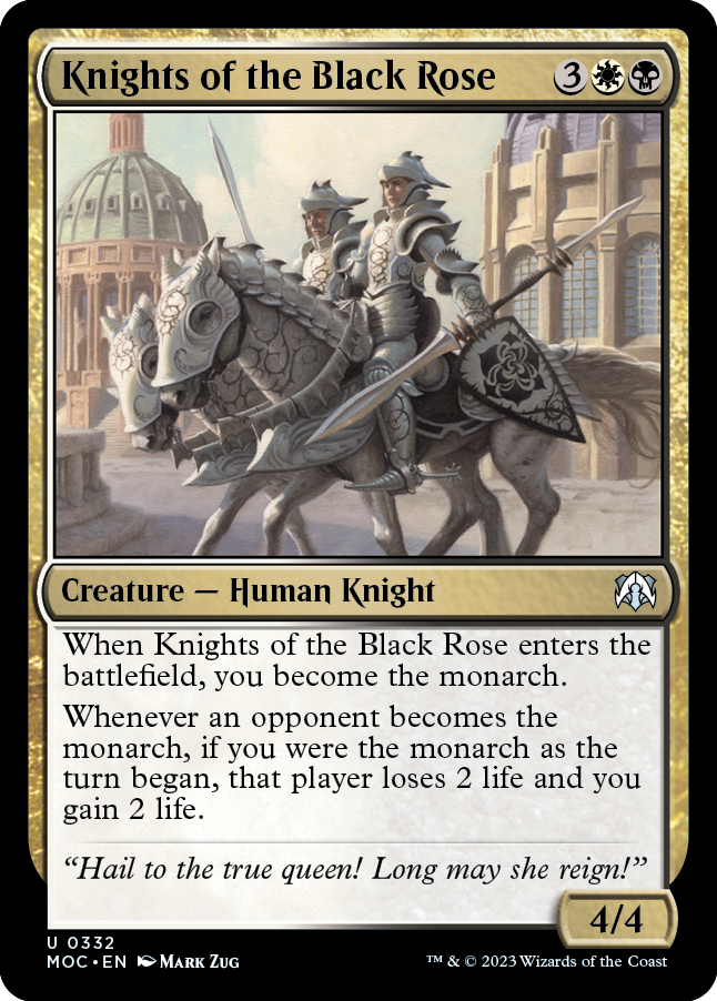Knights of the Black Rose [March of the Machine Commander] | L.A. Mood Comics and Games