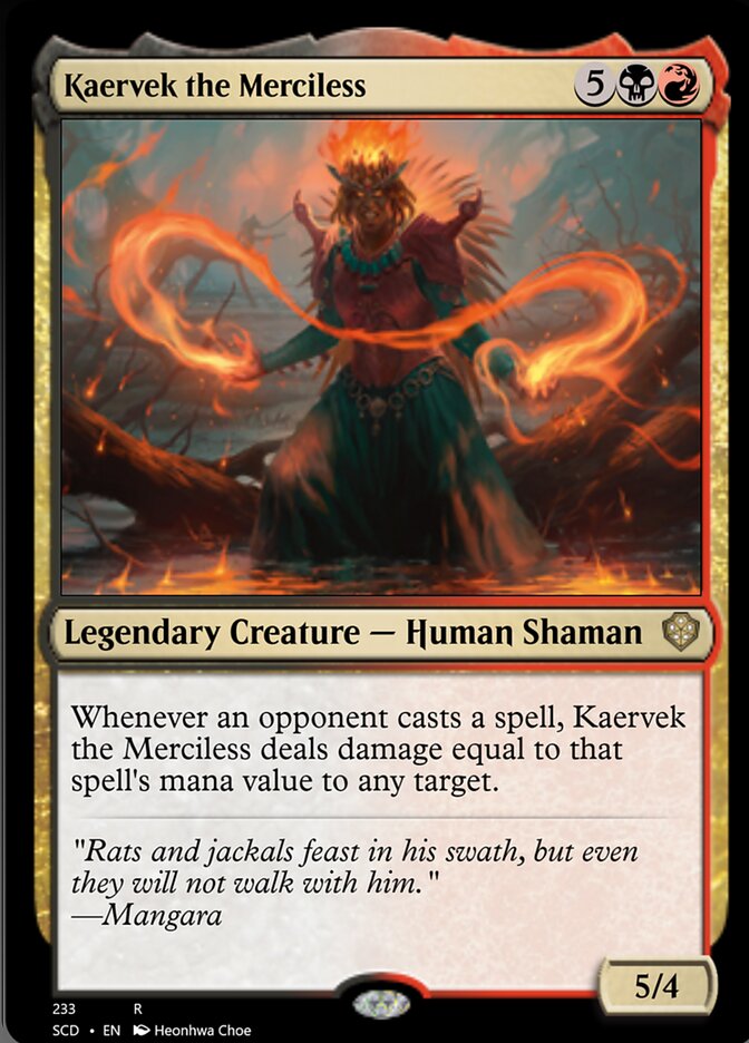 Kaervek the Merciless [Starter Commander Decks] | L.A. Mood Comics and Games
