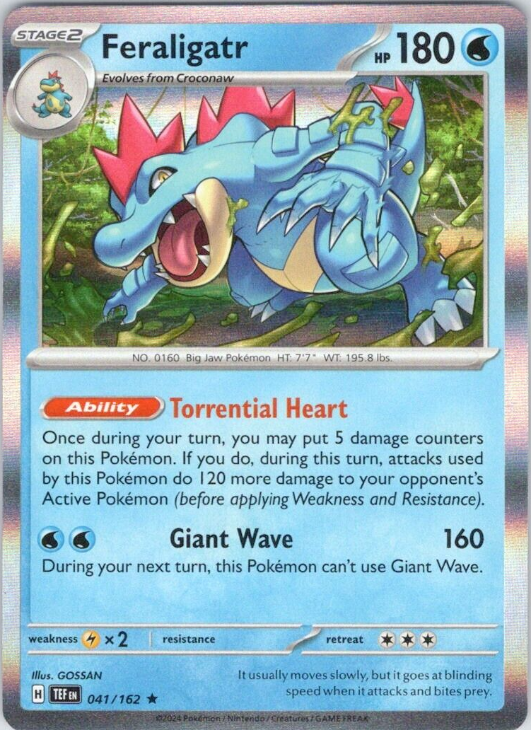 Feraligatr (041/162) [Scarlet & Violet: Temporal Forces] | L.A. Mood Comics and Games