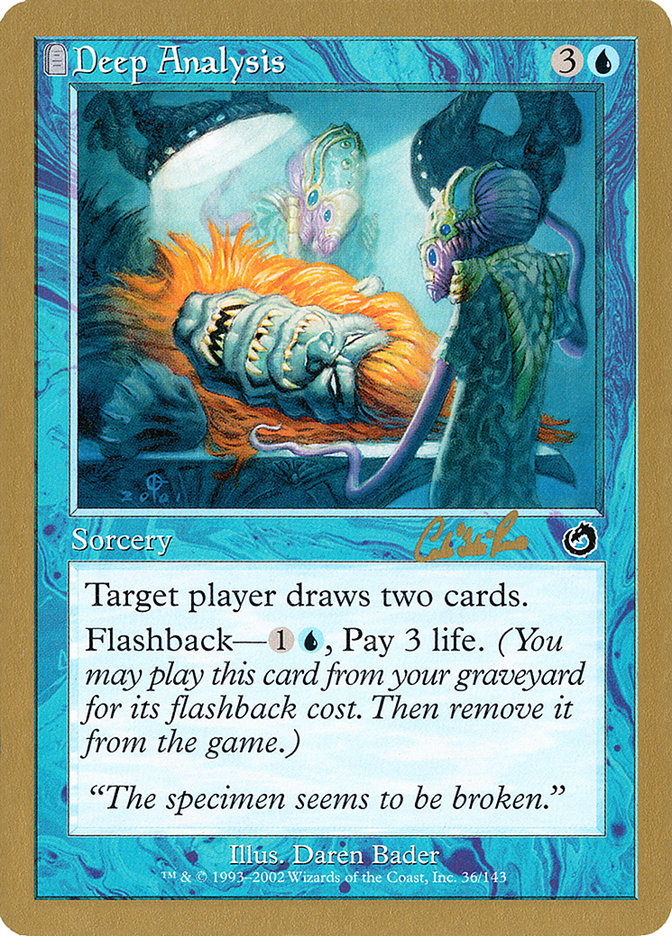 Deep Analysis (Carlos Romao) [World Championship Decks 2002] | L.A. Mood Comics and Games