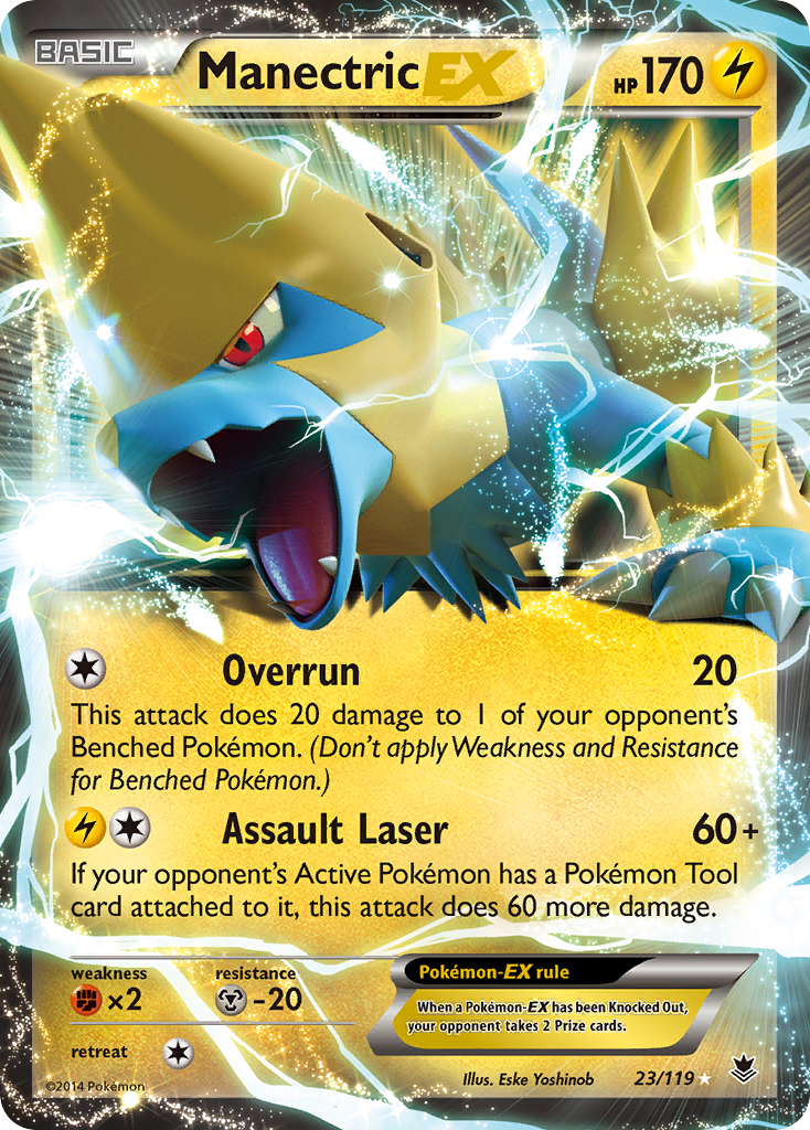 Manectric EX (23/119) [XY: Phantom Forces] | L.A. Mood Comics and Games