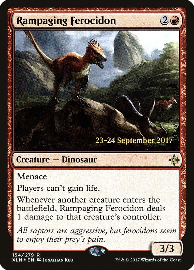 Rampaging Ferocidon [Ixalan Prerelease Promos] | L.A. Mood Comics and Games