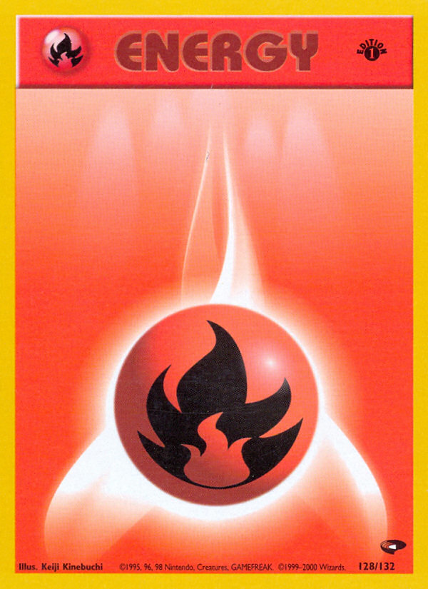 Fire Energy (128/132) [Gym Challenge 1st Edition] | L.A. Mood Comics and Games