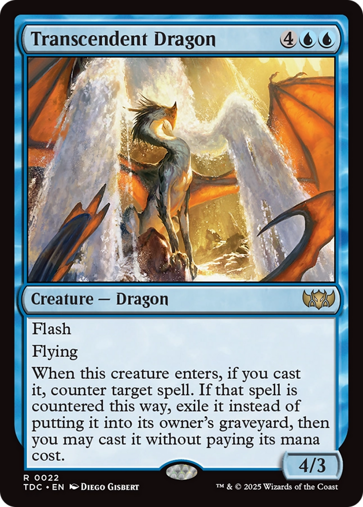 Transcendent Dragon [Tarkir: Dragonstorm Commander] | L.A. Mood Comics and Games