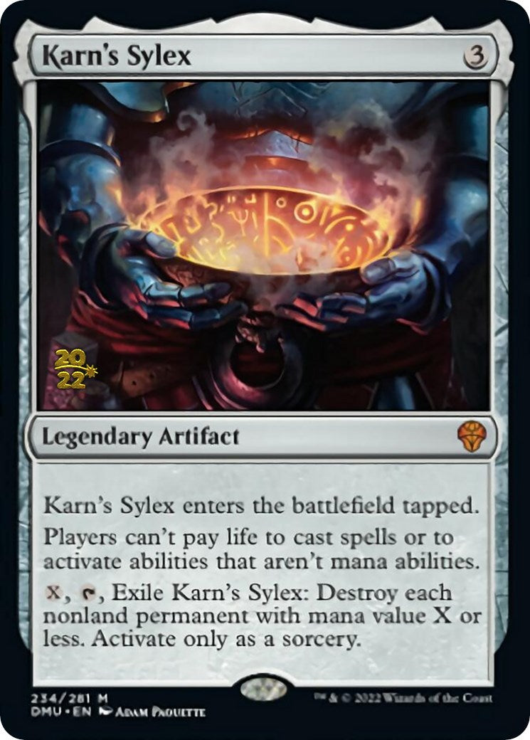 Karn's Sylex [Dominaria United Prerelease Promos] | L.A. Mood Comics and Games