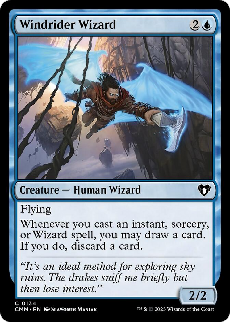 Windrider Wizard [Commander Masters] | L.A. Mood Comics and Games