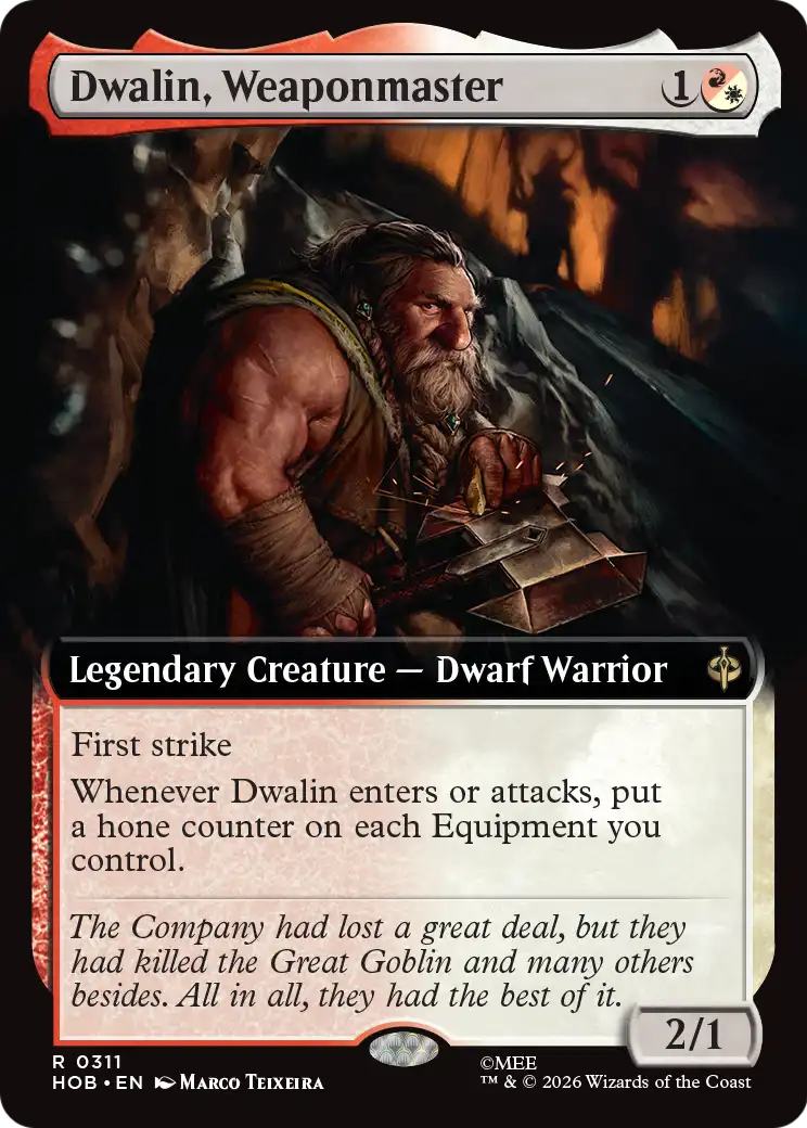 Dwalin, Weaponmaster (Extended Art) [The Hobbit] | L.A. Mood Comics and Games