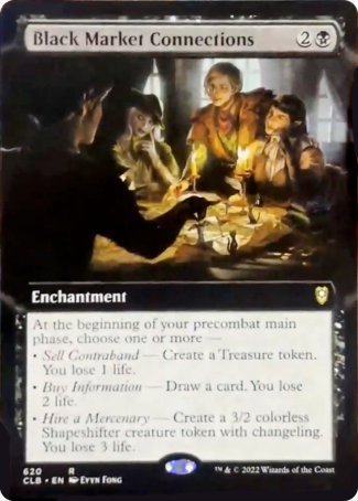 Black Market Connections (Extended Art) [Commander Legends: Battle for Baldur's Gate] | L.A. Mood Comics and Games