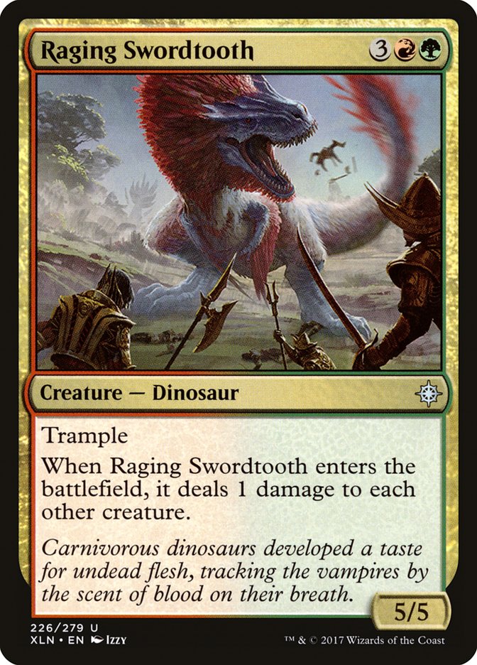 Raging Swordtooth [Ixalan] | L.A. Mood Comics and Games