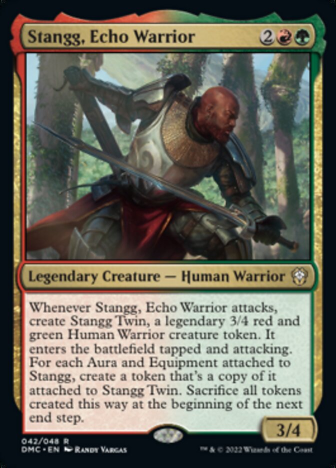 Stangg, Echo Warrior [Dominaria United Commander] | L.A. Mood Comics and Games