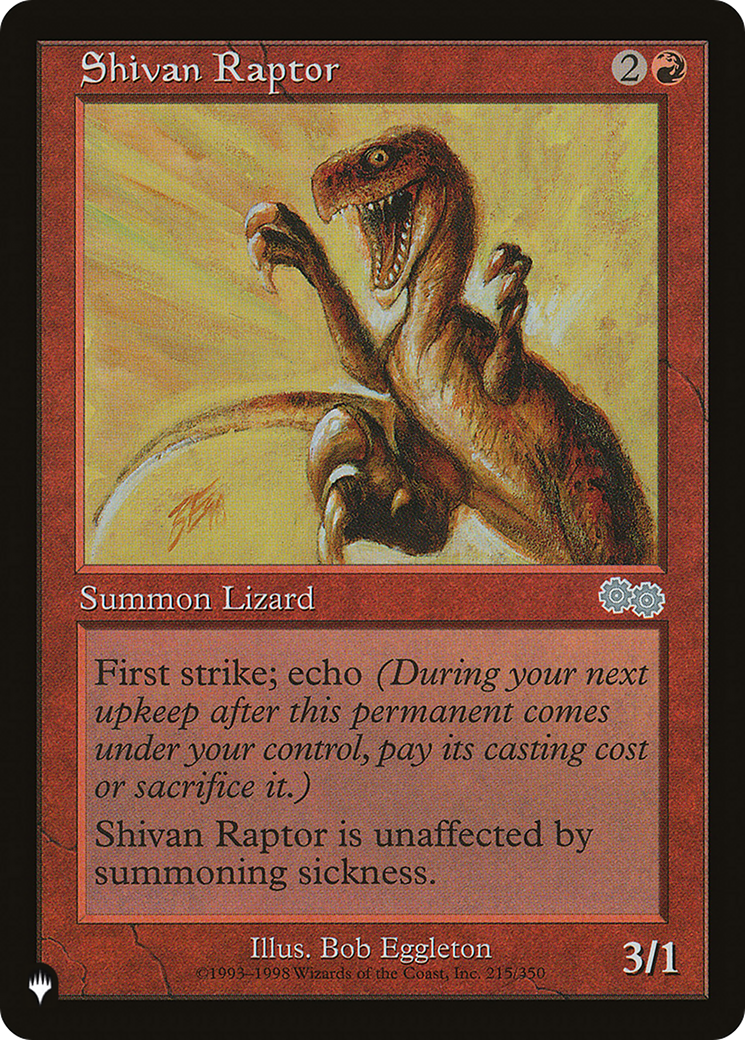 Shivan Raptor [The List] | L.A. Mood Comics and Games