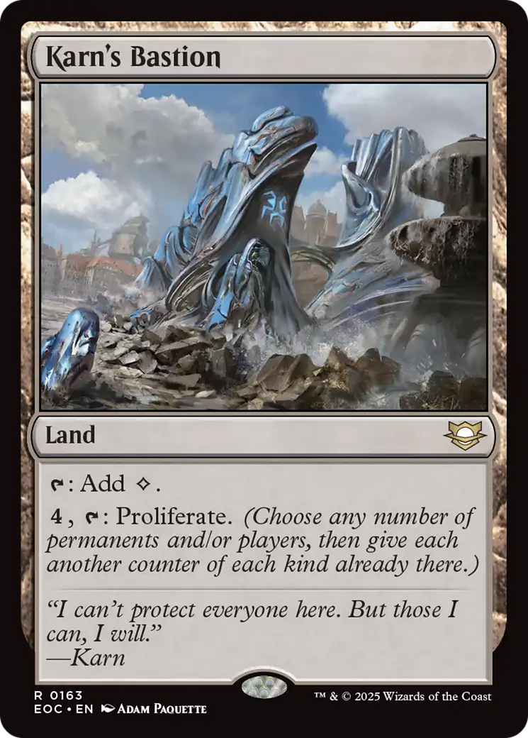 Karn's Bastion [Edge of Eternities Commander] | L.A. Mood Comics and Games
