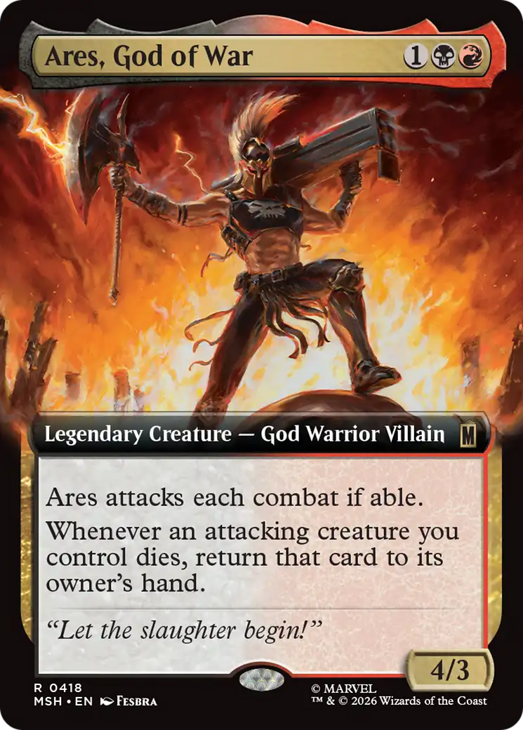 Ares, God of War (Extended Art) [Marvel Super Heroes] | L.A. Mood Comics and Games