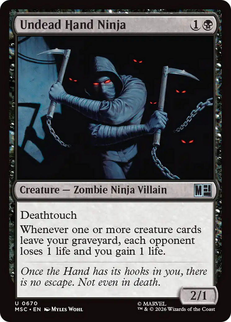 Undead Hand Ninja [Marvel Super Heroes Commander] | L.A. Mood Comics and Games