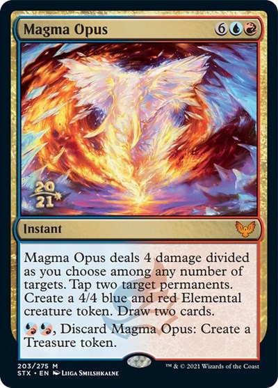 Magma Opus [Strixhaven: School of Mages Prerelease Promos] | L.A. Mood Comics and Games