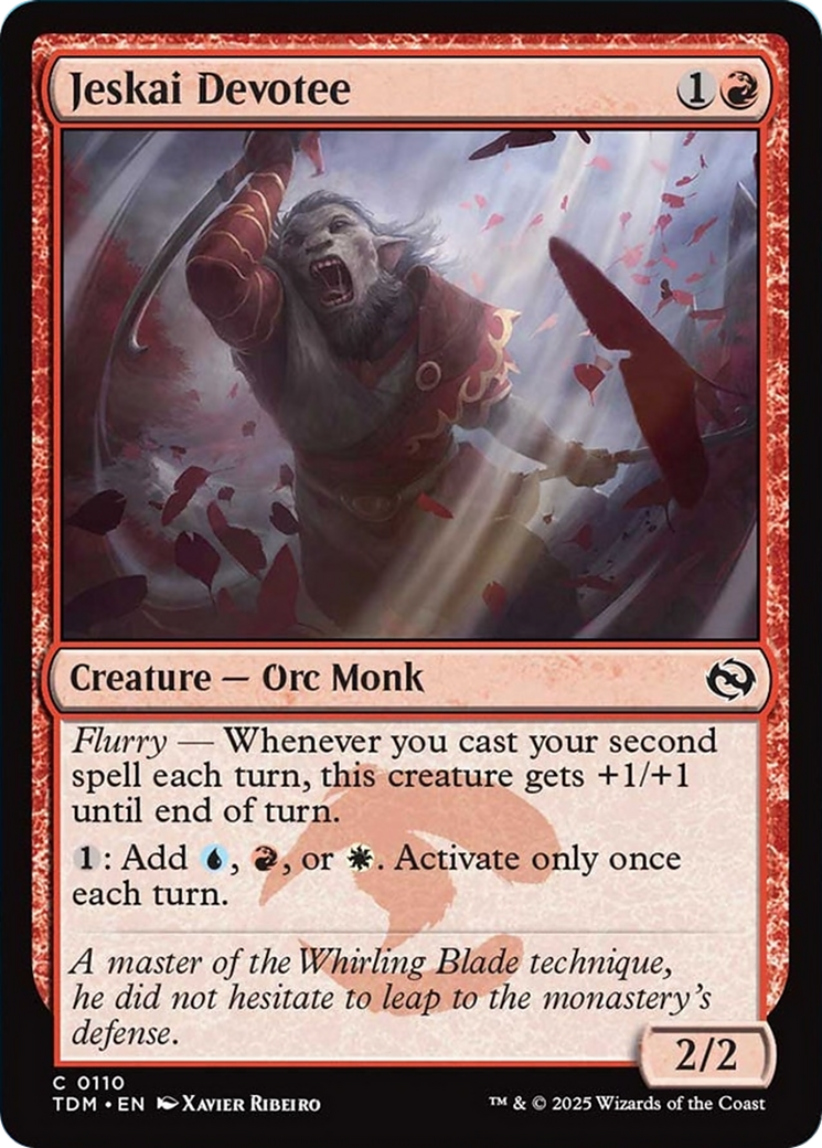 Jeskai Devotee [Tarkir: Dragonstorm] | L.A. Mood Comics and Games