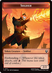 Ally (0004) // Soldier (0011) Double-Sided Token [Avatar: The Last Airbender Tokens] | L.A. Mood Comics and Games