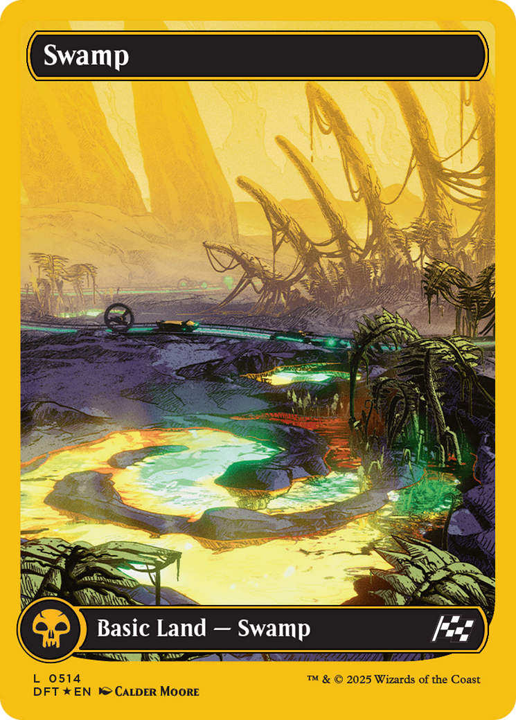 Swamp (0514) (First-Place Foil) [Aetherdrift] | L.A. Mood Comics and Games