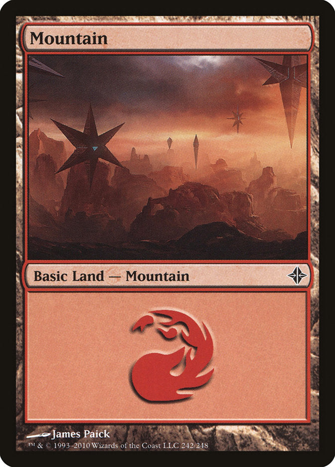 Mountain (242) [Rise of the Eldrazi] | L.A. Mood Comics and Games