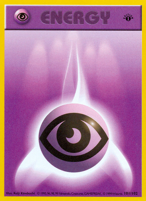 Psychic Energy (101/102) (Shadowless) [Base Set 1st Edition] | L.A. Mood Comics and Games