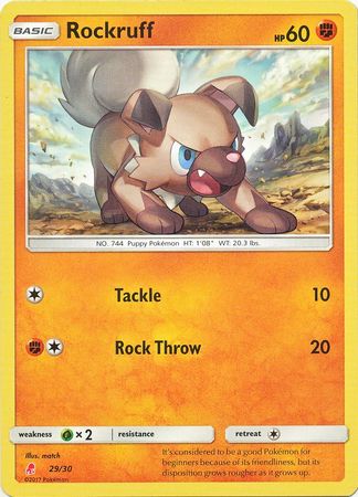 Rockruff (29/30) [Sun & Moon: Trainer Kit - Lycanroc] | L.A. Mood Comics and Games