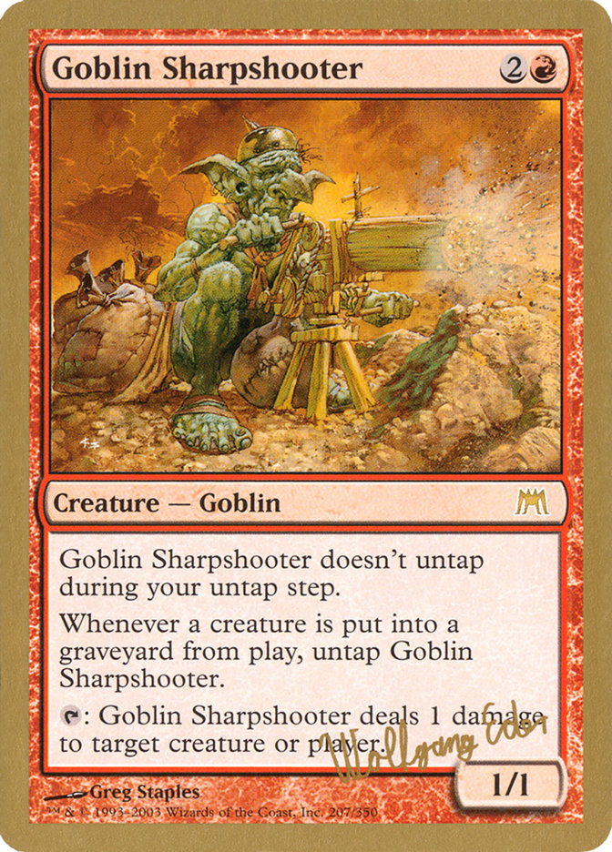 Goblin Sharpshooter (Wolfgang Eder) [World Championship Decks 2003] | L.A. Mood Comics and Games