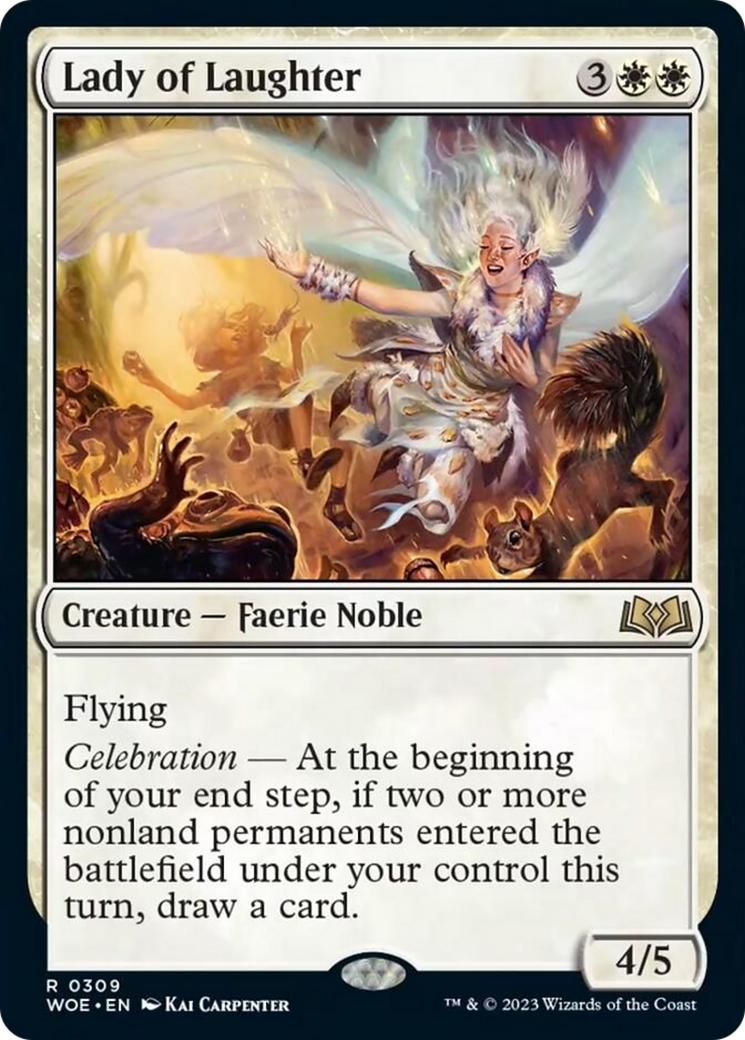 Lady of Laughter [Wilds of Eldraine] | L.A. Mood Comics and Games