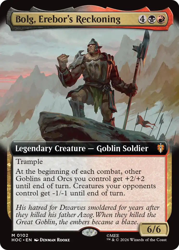 Bolg, Erebor's Reckoning (Extended Art) [The Hobbit: Eternal-Legal] | L.A. Mood Comics and Games