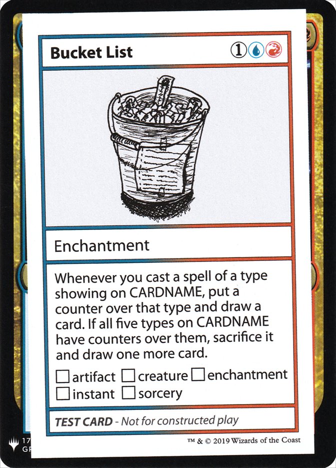 Bucket List [Mystery Booster Playtest Cards] | L.A. Mood Comics and Games