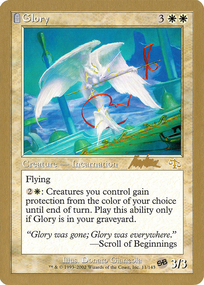 Glory (Brian Kibler) (SB) [World Championship Decks 2002] | L.A. Mood Comics and Games