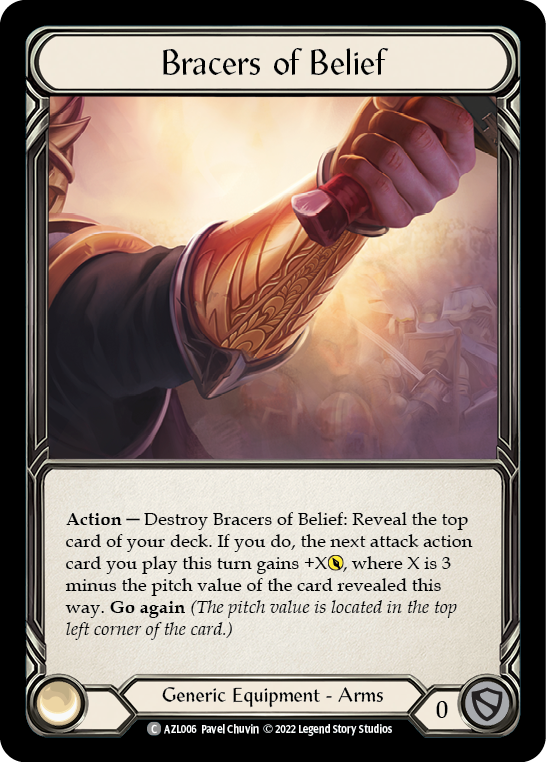 Bracers of Belief [AZL006] (Outsiders Azalea Blitz Deck) | L.A. Mood Comics and Games