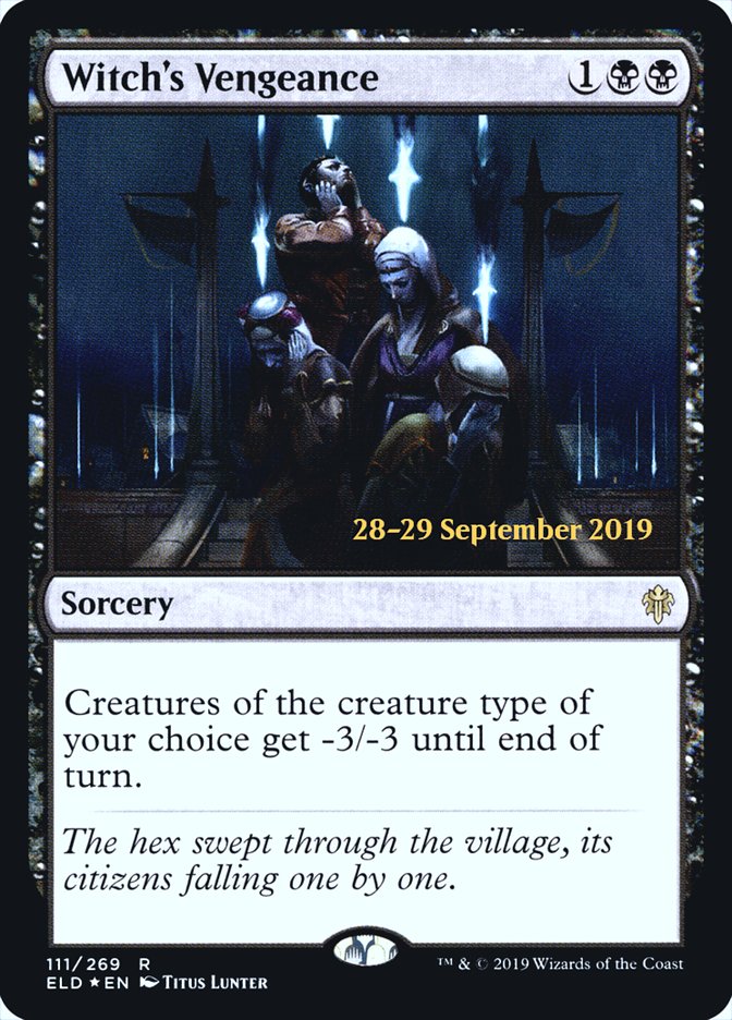 Witch's Vengeance [Throne of Eldraine Prerelease Promos] | L.A. Mood Comics and Games