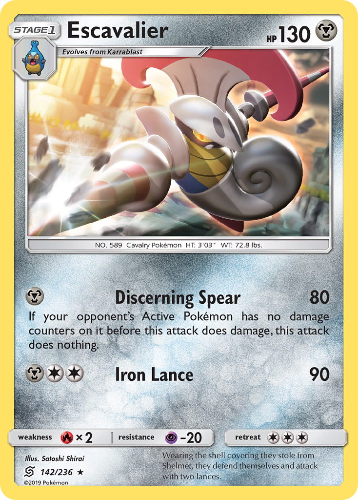 Escavalier (142/236) [Sun & Moon: Unified Minds] | L.A. Mood Comics and Games