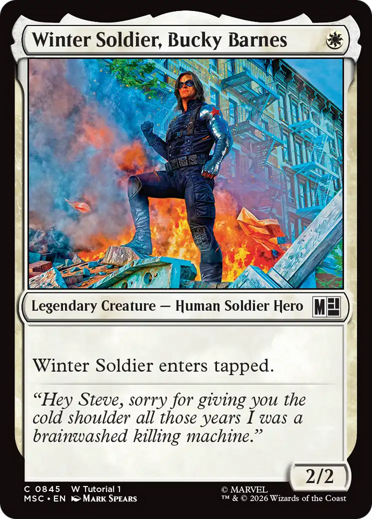 Winter Soldier, Bucky Barnes (0845) [Marvel Super Heroes Commander] | L.A. Mood Comics and Games