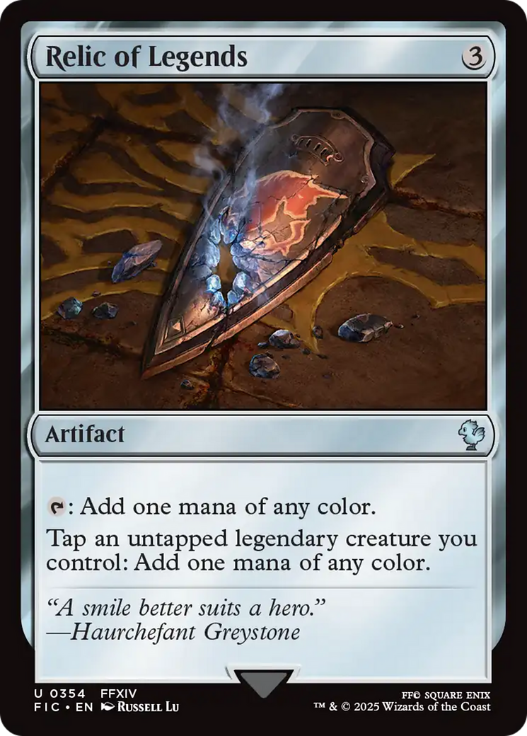 Relic of Legends [FINAL FANTASY Commander] | L.A. Mood Comics and Games