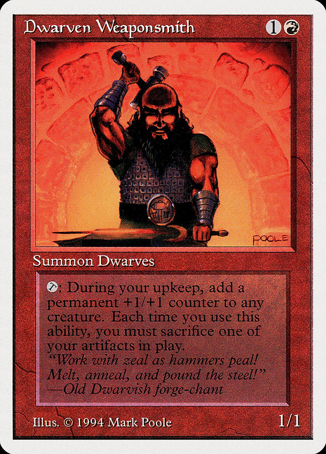 Dwarven Weaponsmith [Summer Magic / Edgar] | L.A. Mood Comics and Games