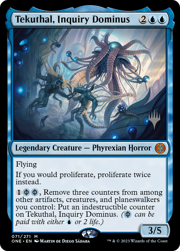 Tekuthal, Inquiry Dominus (Promo Pack) [Phyrexia: All Will Be One Promos] | L.A. Mood Comics and Games