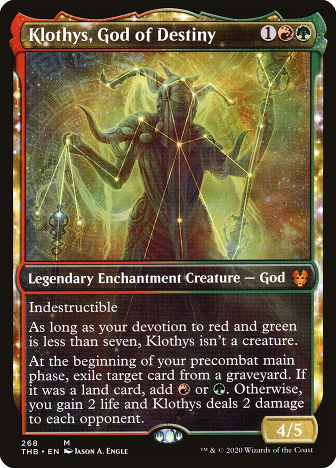 Klothys, God of Destiny (Showcase) [Theros Beyond Death] | L.A. Mood Comics and Games