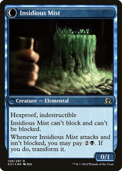 Elusive Tormentor // Insidious Mist [Shadows over Innistrad Prerelease Promos] | L.A. Mood Comics and Games