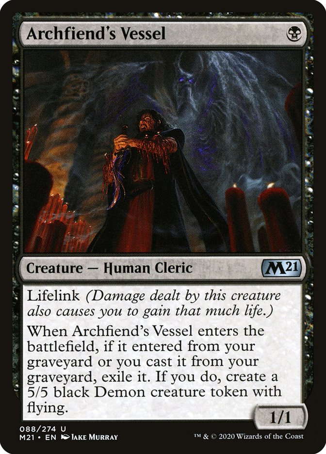 Archfiend's Vessel [Core Set 2021] | L.A. Mood Comics and Games
