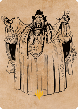 Alaundo the Seer Art Card (Gold-Stamped Signature) [Commander Legends: Battle for Baldur's Gate Art Series] | L.A. Mood Comics and Games