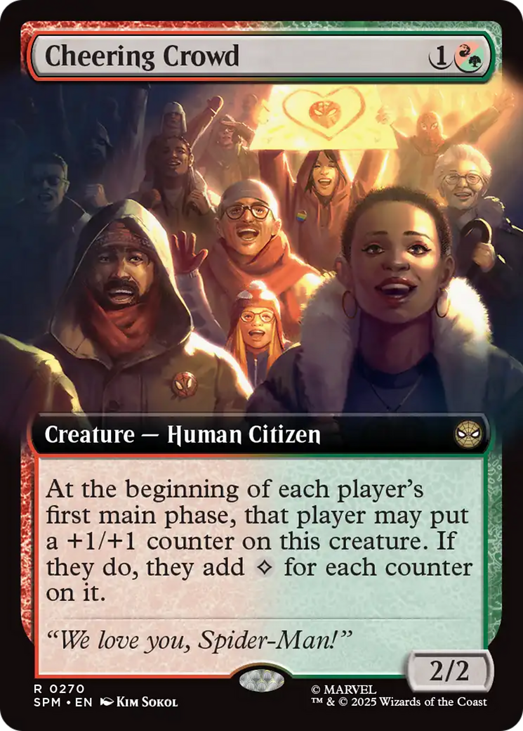 Cheering Crowd (Extended Art) [Marvel's Spider-Man] | L.A. Mood Comics and Games